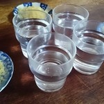 しんたく - お冷やと天かす