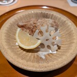 銀座 しのはら - フグの竜田揚げ