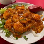 南海飯店 - エビと玉子のチリソース