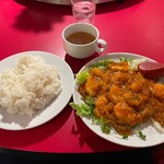 南海飯店 - 本日の日替定食ライス大