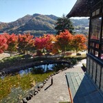 豊門ラウンジ - 真っ赤に色づく木々