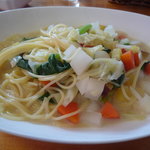 イージー・ライフ・カフェ - 豆乳スープパスタ