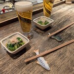 小川の魚 - 
