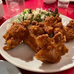 南海飯店 - 日替定食のからあげ骨なし