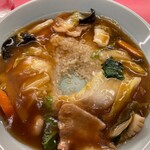 南海飯店 ハイハイ店 - GS考案(中丼大の食べ方)①