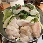 和食れすとらん天狗 - 牛もつ鍋