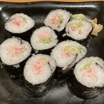 和食れすとらん天狗 - ねぎとろ手巻き