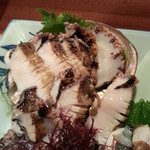 多助割烹 - あわび刺し