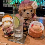 Blues'Bar Shine - LさんJrのとんかつ꒰ ･ㅇ･ ꒱とラスちゃん(＾(ェ)＾)コダちゃん(⊙ө⊙)のスリーショット♡