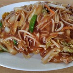 中国料理 御舟 - 什綿炒麺（あんかけ焼きそば大盛）