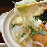 蕎麦 しらいし - 鍋焼きうどん  ¥1,100  リフトアップ