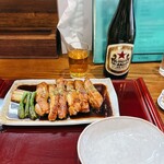 蕎麦 しらいし - 蕎麦屋の焼き鳥  ¥1,200  どーーん!!