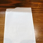 蕎麦 しらいし - 鍋焼きうどん  ¥1,100  鍋焼きうどん用 紙エプロン