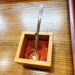 蕎麦 しらいし - 卓上  一味