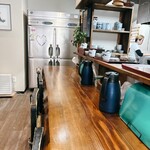 蕎麦 しらいし - 店内  カウンター