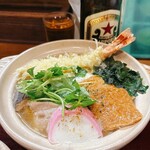 蕎麦 しらいし - 鍋焼きうどん  ¥1,100  どーーーん\(*ˊ˘ˋ*)/♡