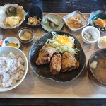 おばんざい処 いろは - 自家製塩麹からあげ定食