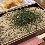 水府そば　大和屋 - かき揚げ天ざる…税込1300円