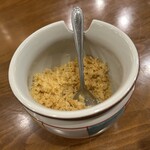 水府そば　大和屋 - 卓上の天かす