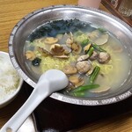 豚とん - 地中海(アサリ風)+ライス