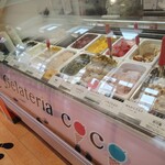 ジェラテリア ココ - ジェラートケース