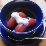 茶房 天井棧敷 - 「林檎のコンポート」です。