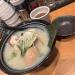 Sengyo Toridashi Men Sawamura - Shellfish Broth Noodles with Soft-Boiled Egg Topping