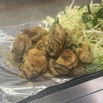お好み焼き 越田 本店 - 牡蠣焼き