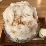 かき氷店 ミゾレヤ - 黒糖ピーナッツ、練乳