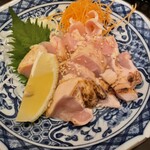 四季料理居酒屋 くろいわ - 胸肉のたたき？