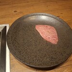 焼肉うしごろ - トモサンカクとリブ芯の残り1枚です。