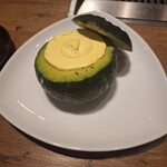 焼肉うしごろ - まるごとカボチャのアイスクリームです。