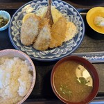 釣りバカ一代 - 料理写真:黄金アジフライ定食（1.700円税込）