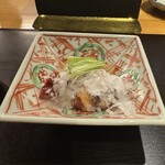 とり やまもと - 白肝 【胡麻油、雪塩】
                                血肝 【胡麻油、雪塩】
                                ハツ【胡麻油、雪塩】