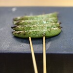 とり やまもと - スナップ豌豆（鹿児島県産）【塩】