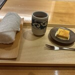 とり やまもと - アイスカタラーナと加賀棒茶