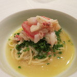 レストラン ラッセ - 27年1月　タリオリーニ　毛ガニのソース