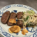 ステーキランド - お肉は６切れありました