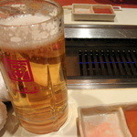 平和園 東銀座店 - 生ビール