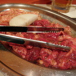 平和園 東銀座店 - ジンギスカン２人前　牛ホルモン１人前