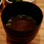 鮨 たかはし - 味噌汁