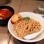 つけ麺 五ノ神製作所 - 2015年1月6日の海老トマトつけ麵