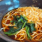 ゆで太郎 もつ次郎 - 料理写真:かき揚げ天そば