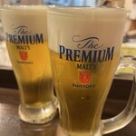 金町製麺 - 神泡のザ・プレミアム・モルツ　550円