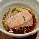 能登美 - 特製ポン酢に一味を入れて(^.^)