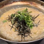 能登美 - 雑炊出来上がり(o^^o)