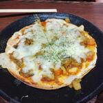 蔵元居酒屋 清龍 - キーマカレーミニピザ400円