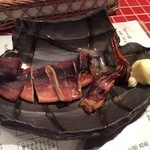 わとい - わたもちいかの干物焼