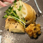 ろばた 旬菜 ねぶ家 - 焼き蓮根