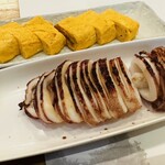ろばた 旬菜 ねぶ家 - だし巻き卵とイカの素焼き